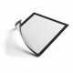 DURABLE DURAFRAME Magnetic Letter Sign Holder - Horizontal or Vertical, 9.5" x 12" Frame Size - Holds 8.5" x 11" Insert, 2 -Pack