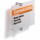 DURABLE CRYSTAL SIGN Wall Mounted Standoff Acrylic Sign - 5-9/10" x 8-3/10" - Rectangular Shape - Acrylic, Aluminum - Updateable