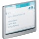 DURABLE Wall-Mounted CLICK SIGN - 4-1/8" x 5-7/8" - Acrylic, Aluminum - Updateable - Graphite - 1 Pack