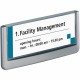DURABLE CLICK SIGN with Cubicle Panel Pins - 2-1/8" x 5-7/8" - 2 Pins - Anti-glare - Acrylic, Aluminum - Updateable - Graphite -