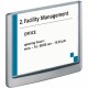 DURABLE CLICK SIGN with Cubicle Panel Pins - 4-1/8" x 5-7/8" - 2 Pins - Anti-glare - Acrylic, Aluminum - Updateable - Graphite -