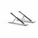 DURABLE Laptop Stand FOLD - Upto 15" Screen Size Notebook Support - Aluminum - Silver
