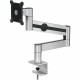 DURABLE Mounting Arm for Monitor - Silver - Height Adjustable - 1 Display(s) Supported - 38" Screen Support - 17.64 lb Load Capa
