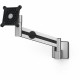 DURABLE Wall Mount for Monitor, Curved Screen Display - Silver - Height Adjustable - 1 Display(s) Supported - 38" Screen Support