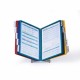 DURABLE VARIO Desktop Reference Display System - Desktop - 10 Double Sided Panels - Letter Size - Anti-Reflective/Non-Glare - As