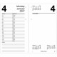 At-A-Glance Loose-Leaf Desk Calendar Refill - Large Size - Julian Dates - Daily - 12 Month - January 2025 - December 2025 - 7:00