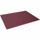 DURABLE Contoured Edge Desk Mat - Office - 19.69" Length x 25.59" Width - Rectangular - Polypropylene, Plastic - Red - 5 / Pack