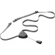 DURABLE Flex Retracting Reel Textile Lanyard - 17" Lanyard - 23-1/2" Length Reel - 2-1/10" x 3-1/4" - Horizontal or Vertical - P