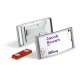 DURABLE Classic Magnetic Name Badge - 1-1/8" x 2-1/2" - Plastic - Silver - 10 / Box
