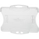 DURABLE Open Style Single ID-Card Holder - 2-1/10" x 3-1/4" - Open Face - Acrylic - Transparent - 10 / Box