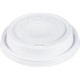 Dart Cappuccino Domed Lid - Dome - Plastic - 100 / Bag - 100 Per Bag - White