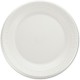 Dart Quiet Classic 9" Laminated Foam Plates - 9" Diameter - White - Foam Body - 125 / Pack