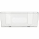 Deflecto Magnetic DocuPocket - 1 Compartment(s) - 6.4" Height x 15" Width x 3" Depth - Clear - Plastic - 1 Each