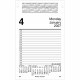 At-A-Glance Pad Style Desk Pad Calendar Refill - Large Size - Julian Dates - Daily - 12 Month - January 2025 - December 2025 - 7