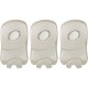 Dial Professional 1700 Universal Manual Dispenser - Manual - Sturdy, Durable, Heavy Duty - Pearl - 3 / Carton