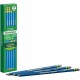 Ticonderoga Pre-Sharpened Erasable Checking Pencils - HB Lead - Blue Lead - 12 / Box