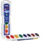 Prang Semi-Moist Washable Watercolors - 0.10 fl oz - 8 / Set - Assorted