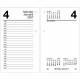 At-A-Glance Recycled Loose-Leaf Desk Calendar Refill - Standard Size - Julian Dates - Daily - 12 Month - January 2025 - December