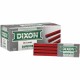 Dixon Industrial Carpenter Pencils - Graphite Lead - Red, Black Barrel - 12 / Box